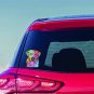 Dean Russo Lab Car Sticker, Outdoor Rated Labrador Retriever Vinyl