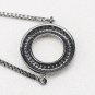 Jeka Evil Eye Charm Tennis Bracelet For Women Circle 18K Black Gold Plated