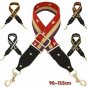 Adjustable Purse Strap Replacement Guitar Style Multicolor Canvas 90cm-135cm