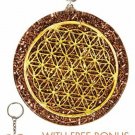 Luvin Life Flower Of Life Orgone Pendant Generator EMF Protection. END OF LINE