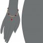 18K Gold Plated Red Figa Hand Amulet Protection Evil Eye Bracelet 6.5'