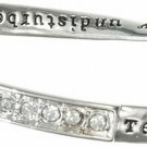 Jewelry Nexus Inspirational Cross Crystal Bracelet Teach To Let Go Dear God My