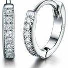 MASOP Women Girls 925 Sterling Silver 13mm Round Tiny Hoop Earrings For With