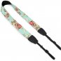 Vintage Woven Pattern Canvas Camera Neck Shoulder Strap Belt All DSLR/SLR Floral