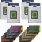 20 RFID Blocking Sleeves (16 Credit Card Holders In Gold And 4 Passport In Set