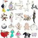 Dandan DIY Assorted Of Animals Alloy Charm Pendant Jewelry Making Bee Fish Cat
