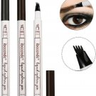 Turelifes Tattoo Eyebrow Pen With Four Tips Long-lasting Waterproof Brow Gel