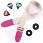 Stringed Instruments Strap For Acoustic, Electric And Bass Guitars, Mandolins 3