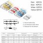 Kuject 120PCS Solder Seal Wire Connectors, Heat Shrink Butt Connector Insulated