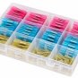 Ginsco 252pcs 10-26 AWG 4 Size Heat Shrink Wire Butt Connectors DIY Kit Marine