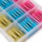 Ginsco 252pcs 10-26 AWG 4 Size Heat Shrink Wire Butt Connectors DIY Kit Marine