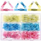 Hilitchi 160Pcs Waterproof Heat Shrink Fully-Insulated Female Male Spade Wire