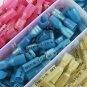 220pcs Wire Spade Connectors, Sopoby Waterproof Heat Shrink Fully-Insulated Kit