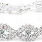 Zealmer Crystal Infinity Bracelet Synthetic Diamond Wide Cuff Bracelet Good For
