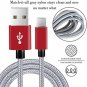 USB Type C Cable, USB C Cable 2 Pack 4Ft Nylon Braided Fast Charger Cord Red