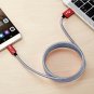 USB Type C Cable, USB C Cable 2 Pack 4Ft Nylon Braided Fast Charger Cord Red