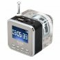 LED Mini Digital Portable Music MP3/4 Player Micro SD/TF USB Disk Speaker Black