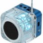 LED Mini Digital Portable Music MP3/4 Player Micro SD/TF USB Disk Speaker Black