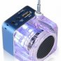 LED Mini Digital Portable Music MP3/4 Player Micro SD/TF USB Disk Speaker Black