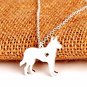 I Love My Dog Lover Heart German Shepherd Pet Puppy Rescue Pendant Necklace