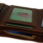 AurDo Men's RFID Blocking Extra Capacity Multi Card Trifold Wallet With ID Windo