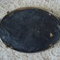 GORGEOUS SHABBY OLD FRENCH PLATEAU MIRROR VANITY TRAY WITH ETCHING DESIGN