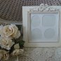 SHABBY FRENCH CHIC SQUARE ORNATE BOW PICTURE FRAME ***SO PRETTY***