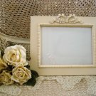 SHABBY FRENCH CHIC LARGE BOW PICTURE FRAME ***BEAUTIFUL***