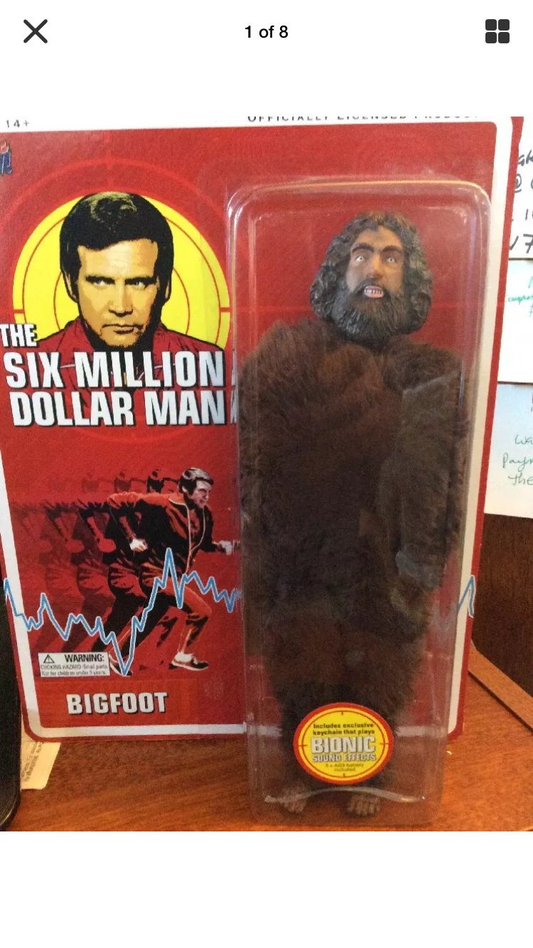 bigfoot six million dollar man toy