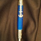 Blue "Nautical" style pen