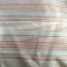 45" wide 3 yards 7" Peach and Ivory Stripe Fabric