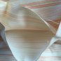 45" wide 3 yards 7" Peach and Ivory Stripe Fabric