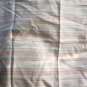 45" wide 3 yards 7" Peach and Ivory Stripe Fabric
