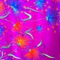 64" wide 4 yards Bright Purple Border Print