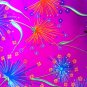 64" wide 4 yards Bright Purple Border Print