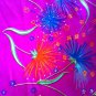 64" wide 4 yards Bright Purple Border Print