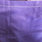Purple Curtain with Small White Polka Dots