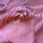 Peachy Orange Table Runner with Purple Decoration