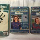 3 Unopened Appliqué Packages