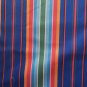 60" wide 1 yard 25" Brightly Striped Cotton