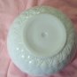 White Bowl with Scalloped Edges and Side Design