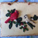 Handmade Plaque with Birds