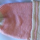1927 Pale Pink and Cream Baby Hat