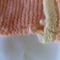 1927 Pale Pink and Cream Baby Hat