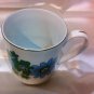 Green and Blue Flowered Creative Japan Mug