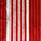 Rust and Cream Stripe Knit 60" wide 1 yard 12"