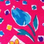 60" wide 1 yard 8 1/2" Pink Knit with Tulips