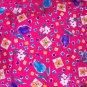 60" wide 1 yard 8 1/2" Pink Knit with Tulips