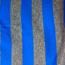 62" wide 1 yard 26" Royal Blue And Grey Knit