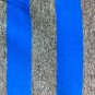 62" wide 1 yard 26" Royal Blue And Grey Knit